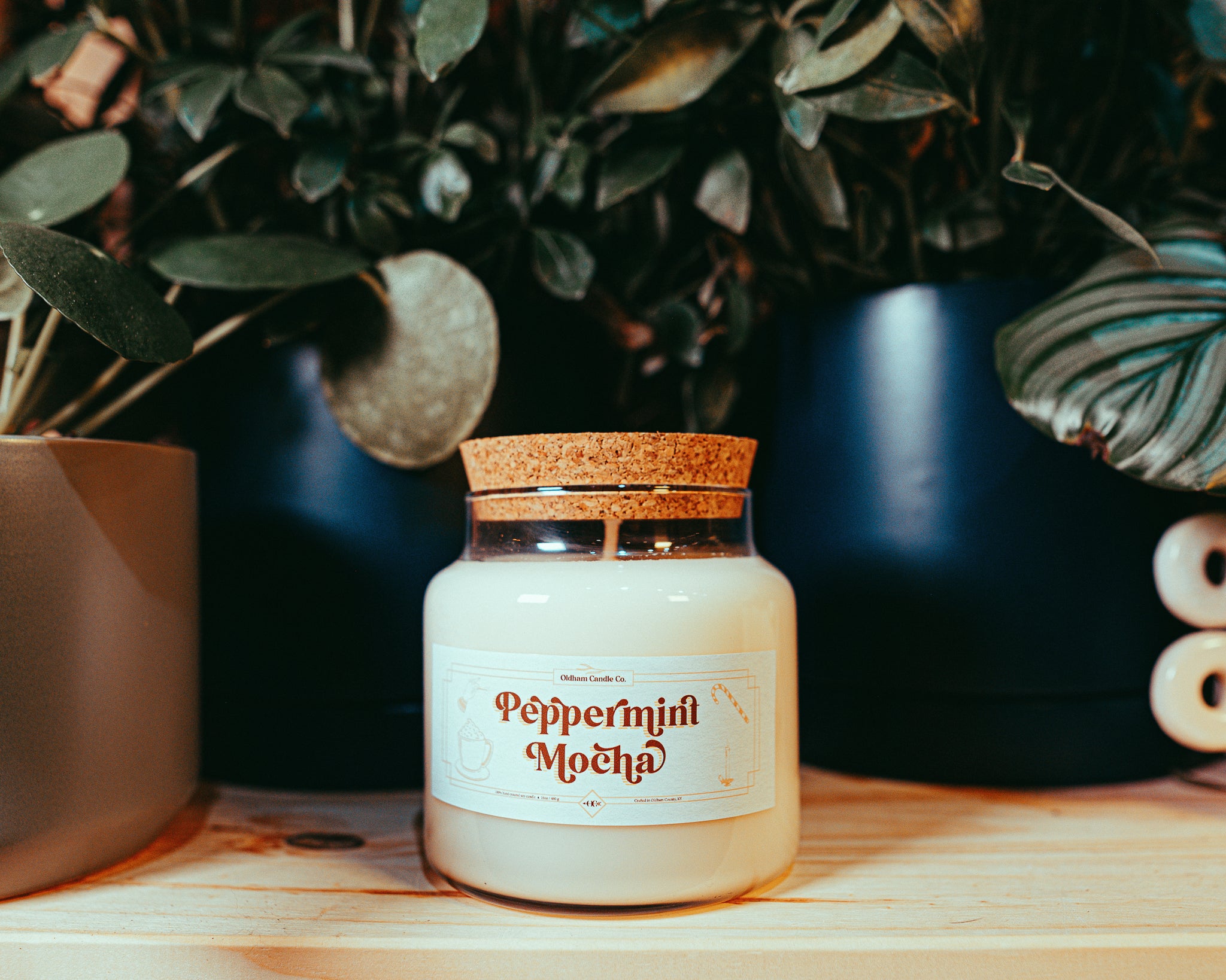 Peppermint Mocha Scented Candle