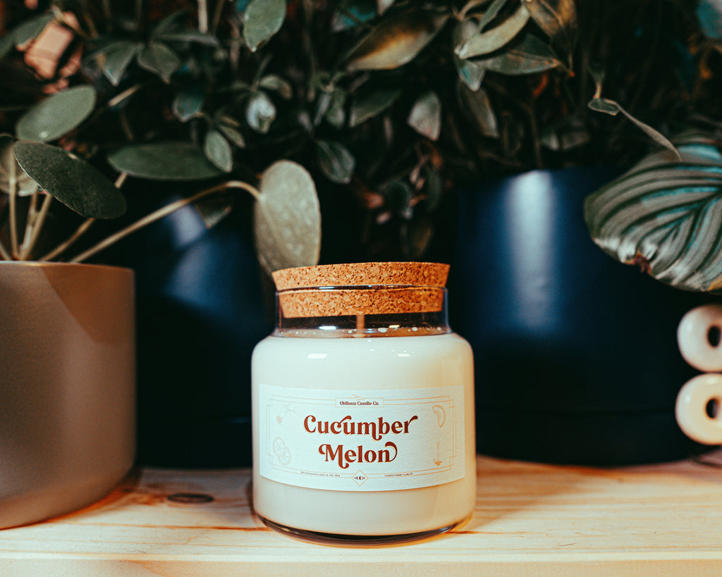 16 oz Cucumber Melon Scented Candle